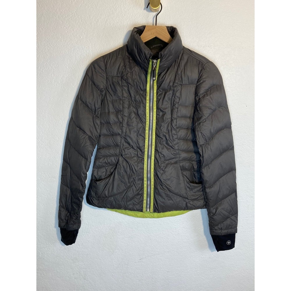 Halifax Traders womens down lightweight green full zip jacket size extra small